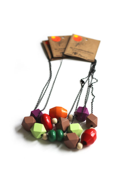 color block necklaces collection by pop-a-porter
