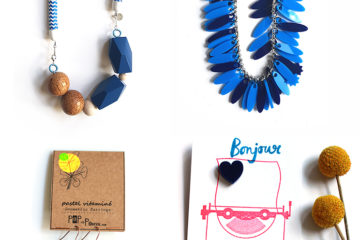 Blue jewelry designs to fight the winter blues // Wear color feel happy!