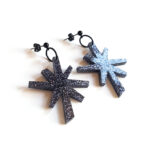 trendy vintage star pendant earrings by Pop-a-porter