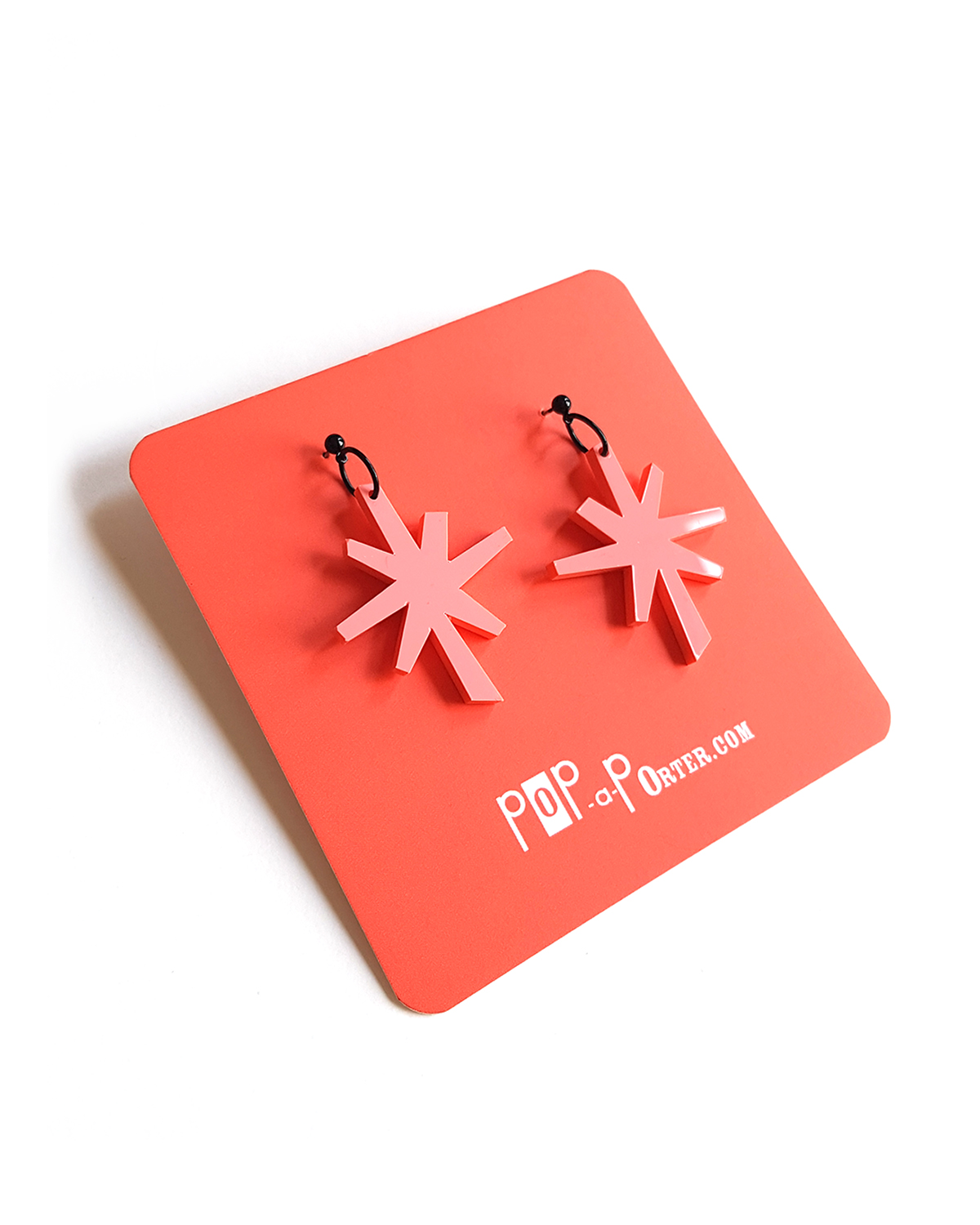 trendy pastel vintage star pendant earrings by Pop-a-porter